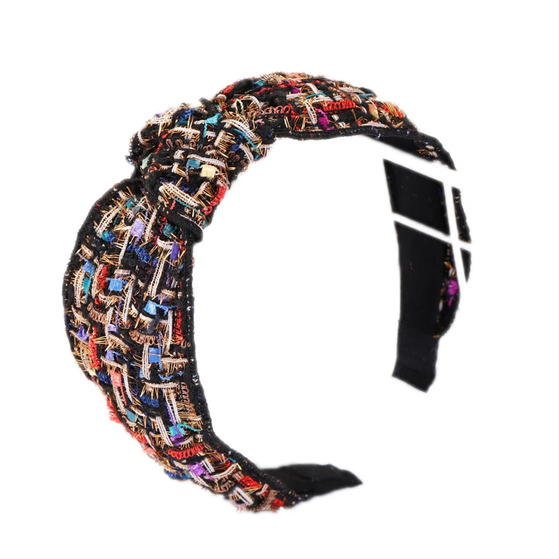 

New Headwear Turban New Fashion Hair Accessories For Adult Solid Elastic Hair Band High Quality