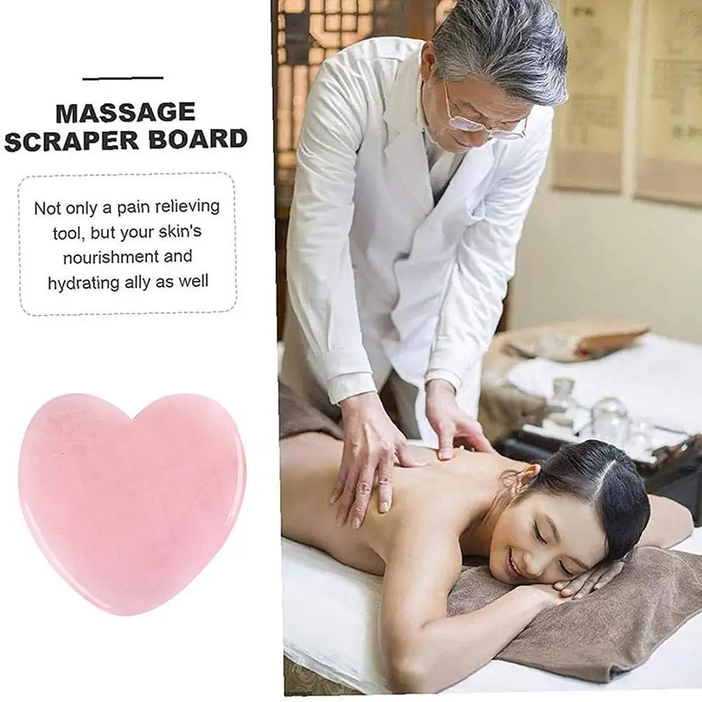

Beeswax/Jade Guasha Scraping Massage Scraper Face Massager Acupuncture Gua Sha Board Acupoint Face Eye Care SPA Massage Tool