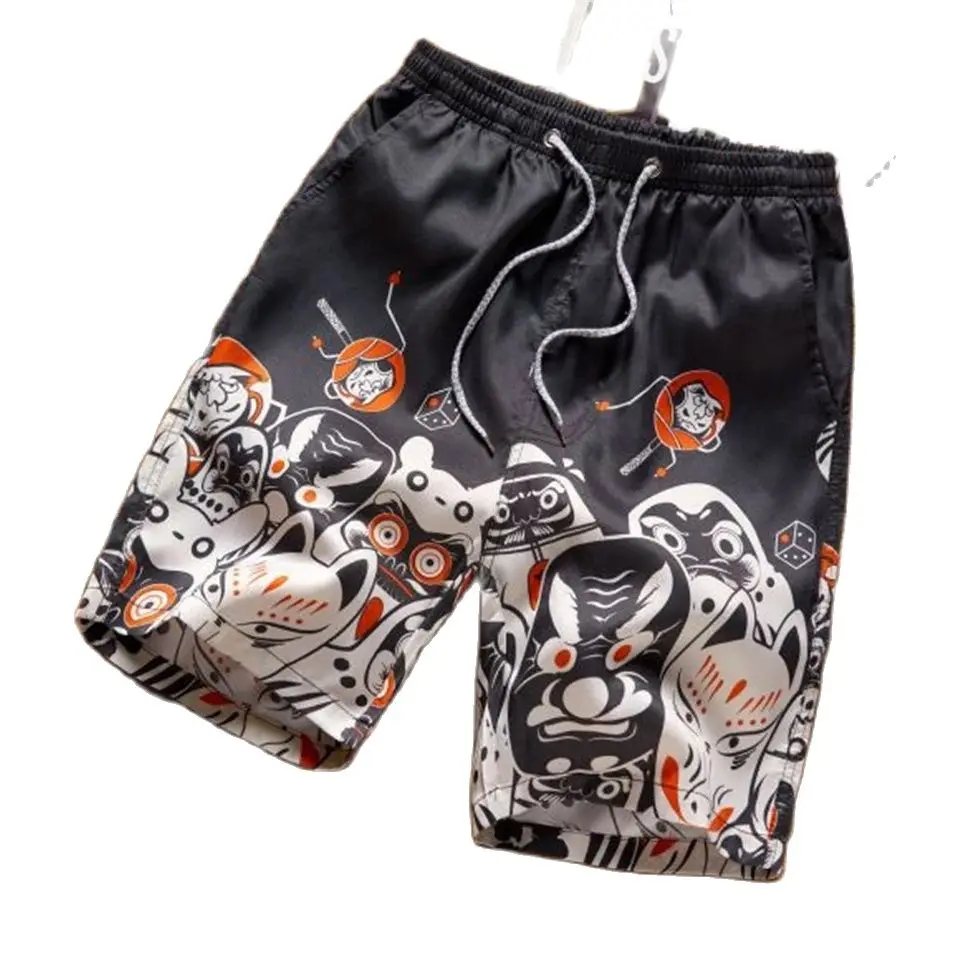 

2021 Summer Fashion Trendy Pants Outdoor Men's Boys Super Soft Fun Scenery 3D Digital Beach Pants