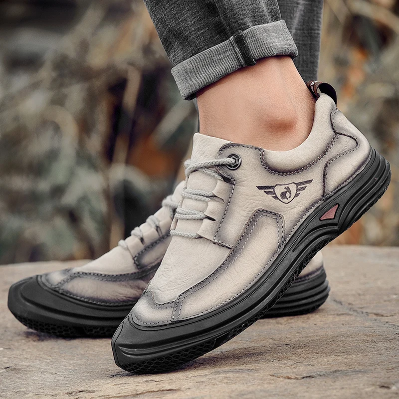 Новые мужские треккинговые ботинки горные Мужская Уличная охотничья обувь для