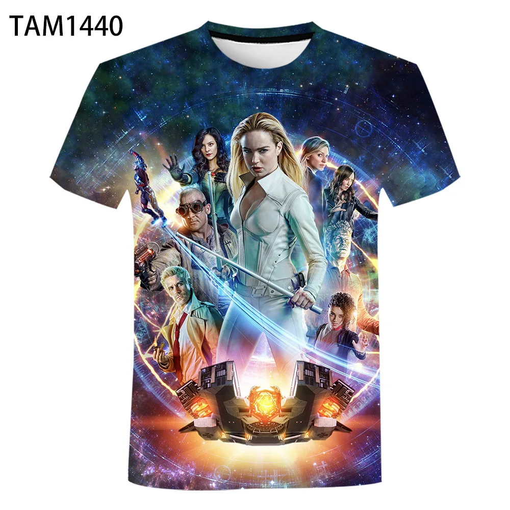 2021 год летняя Бестселлер DC's Legends of tomorrow1 для мальчиков забавная повседневная