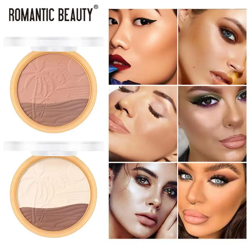 Romantic Beauty Multicolor Bronzer Repair Highlighters Powder Face Makeup Long-lasting Non-tipping Contouring TSLM2 |