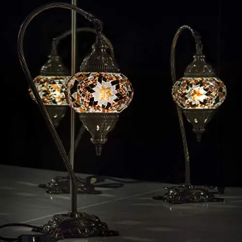 Турецкая лампа Тиффани 2021 мозаичное витражное стекло бохо Марокканский Фонарь