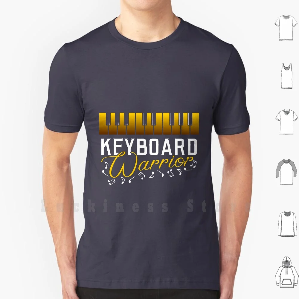

Keyboard Fighter T Shirt DIY Cotton Big Size S-6xl Piano Play Piano Musical Instrument Tape Orchestra