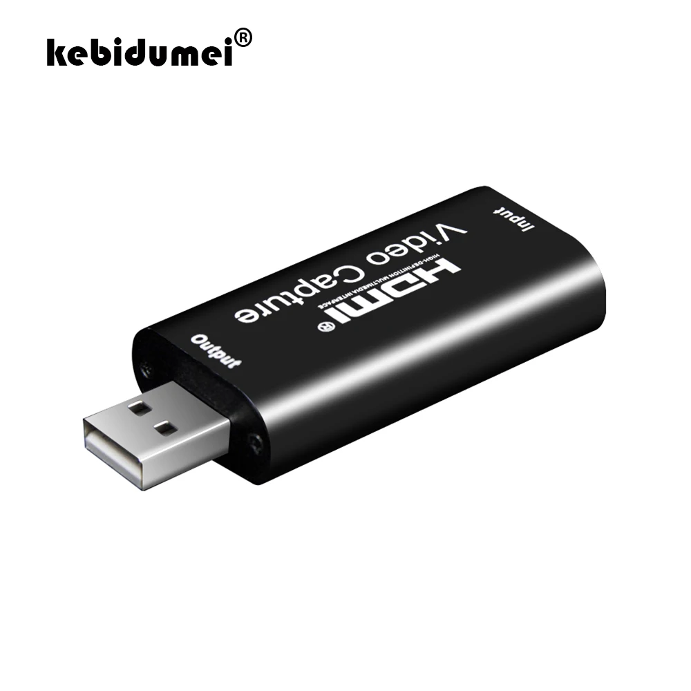 Мини видеокарта для захвата видео USB 2 0 HDMI записывающее устройство PS4 игр DVD
