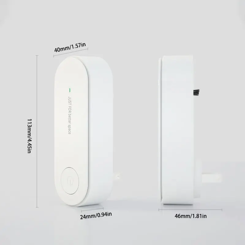 

US Plug Negative Ion Generator Wall Plug-in Air Purifier Remove Formaldehyde Scavenging Odor Home Deodorant Machine
