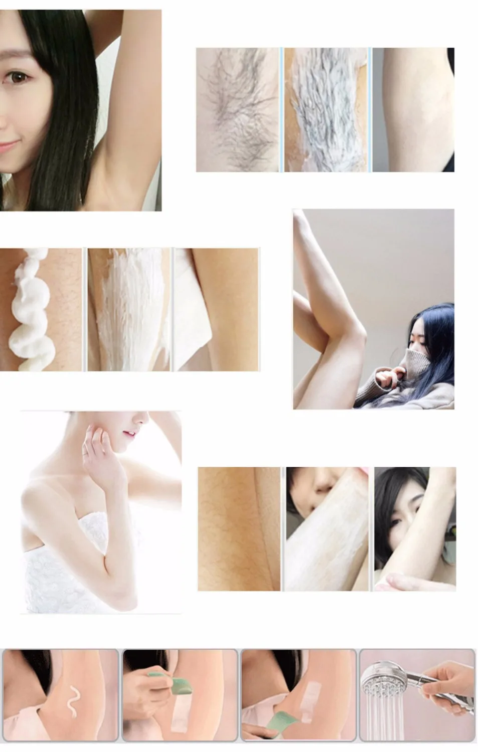 Новейшая модель PILATEN безболезненный депилятор крем для ног депиляция восковыми