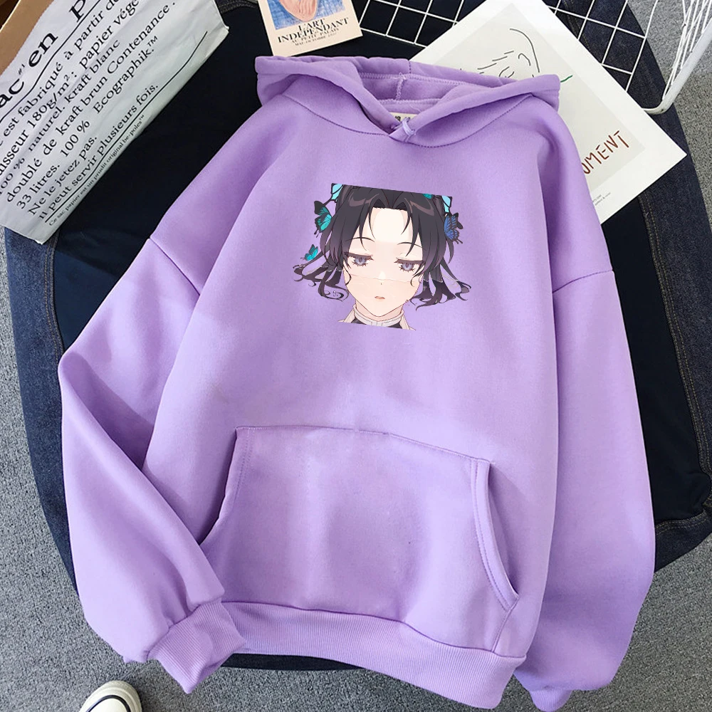 

Harajuku Demon Slayer Kawaii Hoodies Women Japanese Anime Kimetsu No Yaiba Men's Hoodie Sweatshirt Daily Casual Hoody Unisex