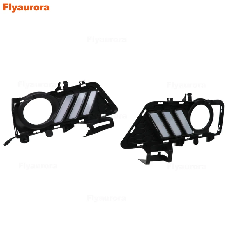 Для BMW F30 F35 3 серии 2013 2014-2019 с желтым синий светодиодный DRL Дневной Бег светильник