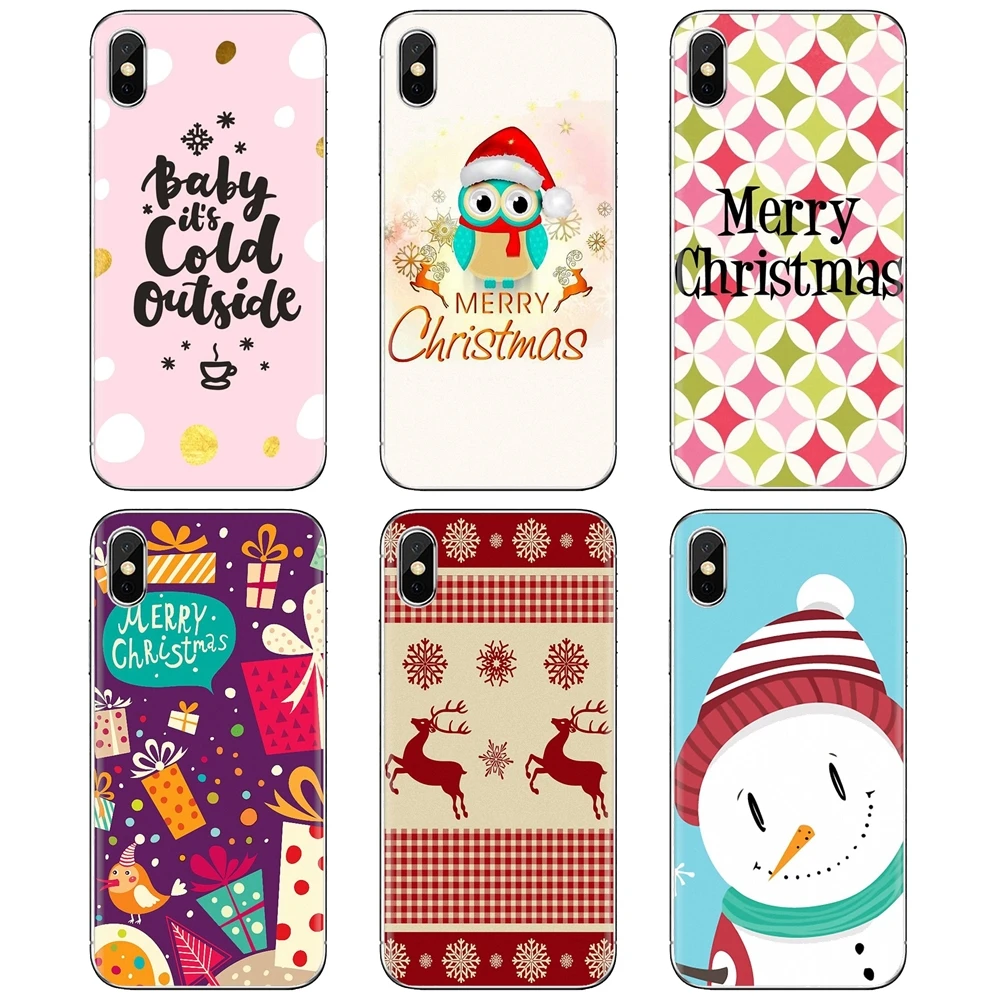 Счастливого Рождества для Huawei Nova 2 2i 3 3i Y3 Y5 Y6 Y7 Y9 Prime 2015 2016 2017 2018 2019 мягкий чехол
