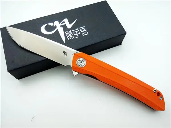 Orange Бренд CH 3002-G10 складной нож D2 лезвие G10 ручка карманный EDC шариковый подшипник Утилита открытый кемпинг тактический нож ручной инструмент - Цвет: Orange