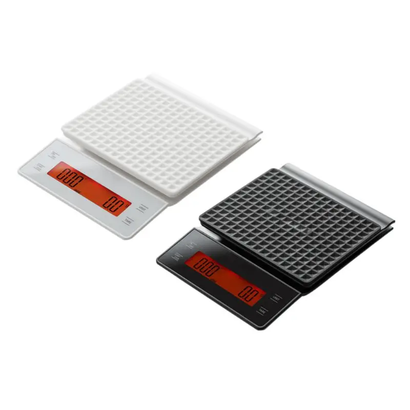 

3kg/0.1g Drip Coffee Scale with Timer Electronic Digital Kitchen Scale LCD Scale