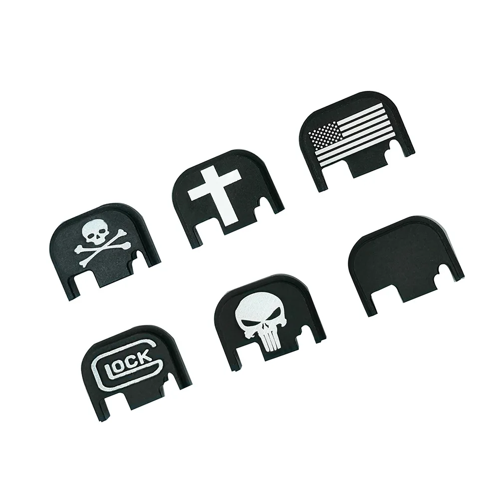 Алюминиевая тактическая пластина заднего скольжения Gen 1 2 3 4 Glock крышка для