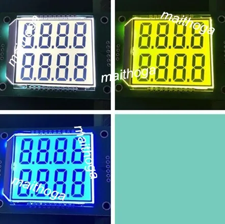 20P HTN положительная двухрядная 4-разрядная сегментная ЖК-панель модуль с