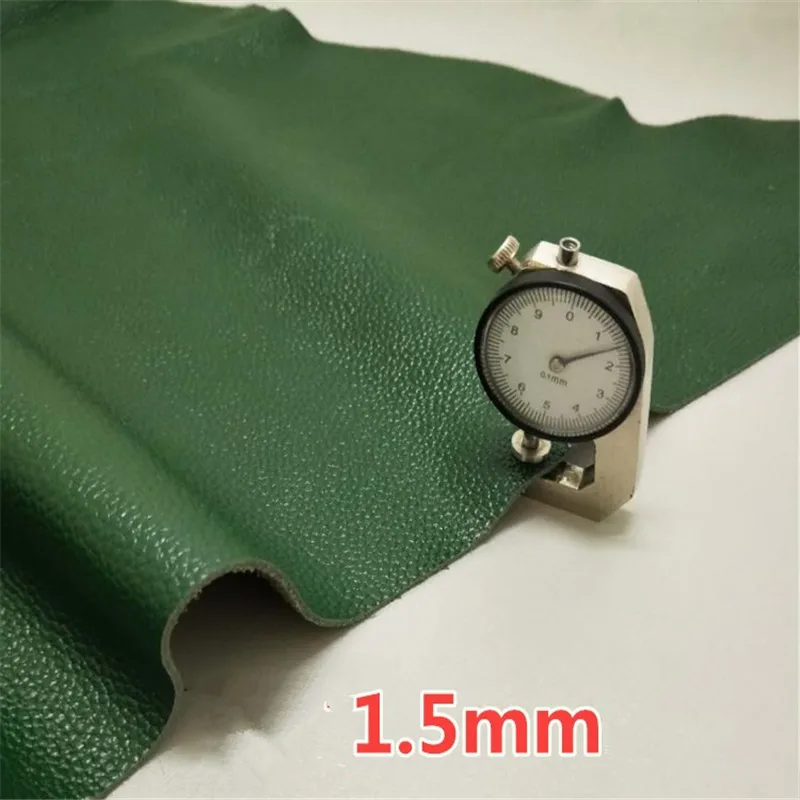 Однослойная зеленая мягкая сумка из воловьей кожи для дивана сделай сам кожаная