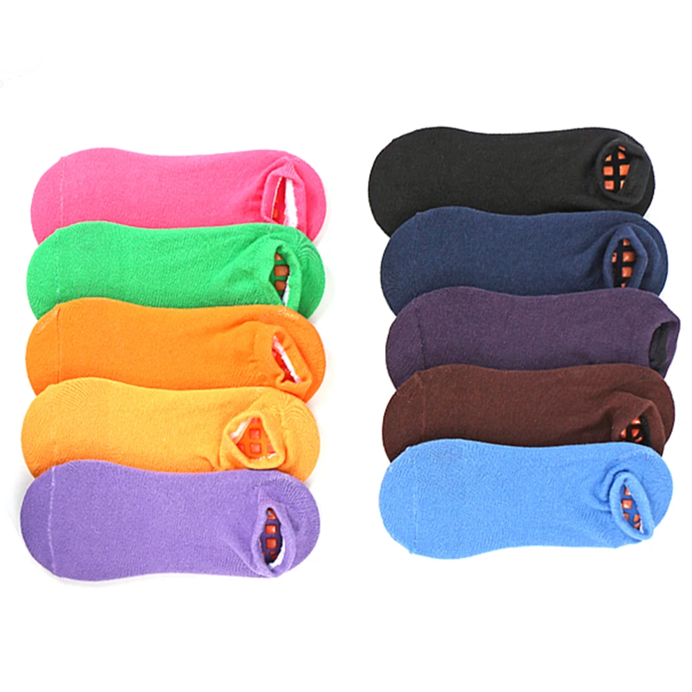 Носки унисекс 2 шт. силиконовые Нескользящие спортивные носки для тренажерного