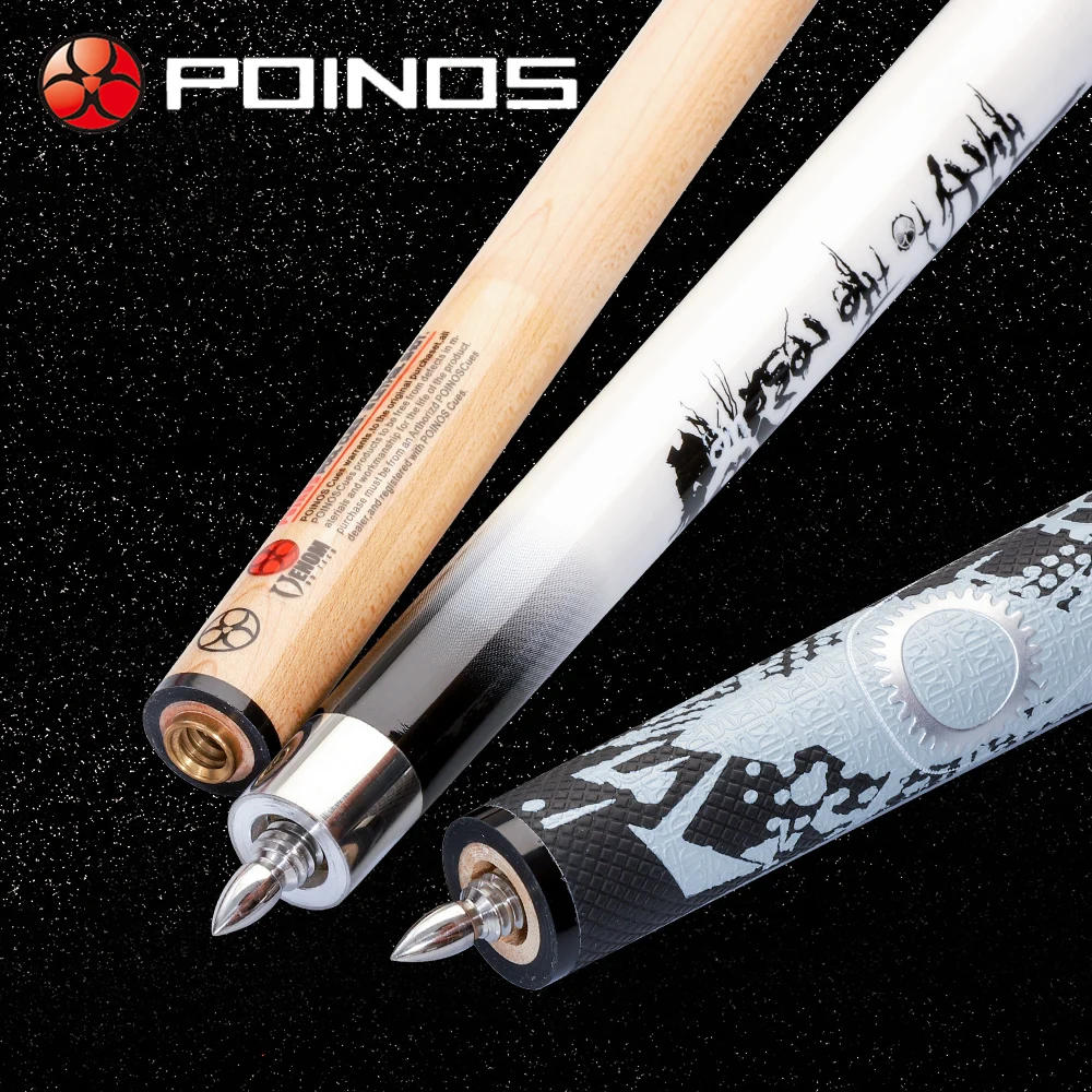 Бильярдный Кий POINOS серии KL 13 мм черный бакелитовый наконечник твердый клен 2