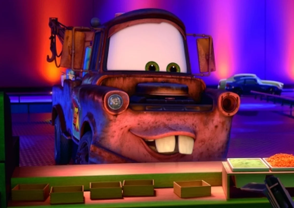 Картина на холсте Disney Настенная картина с мотивом мультфильма Тачки