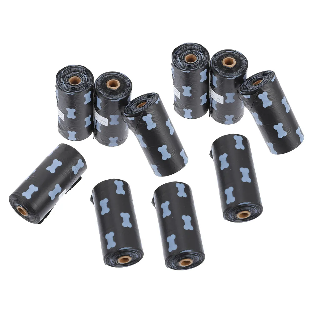 10 рулонов мешок для сбора отходов домашних животных выгула собак корма