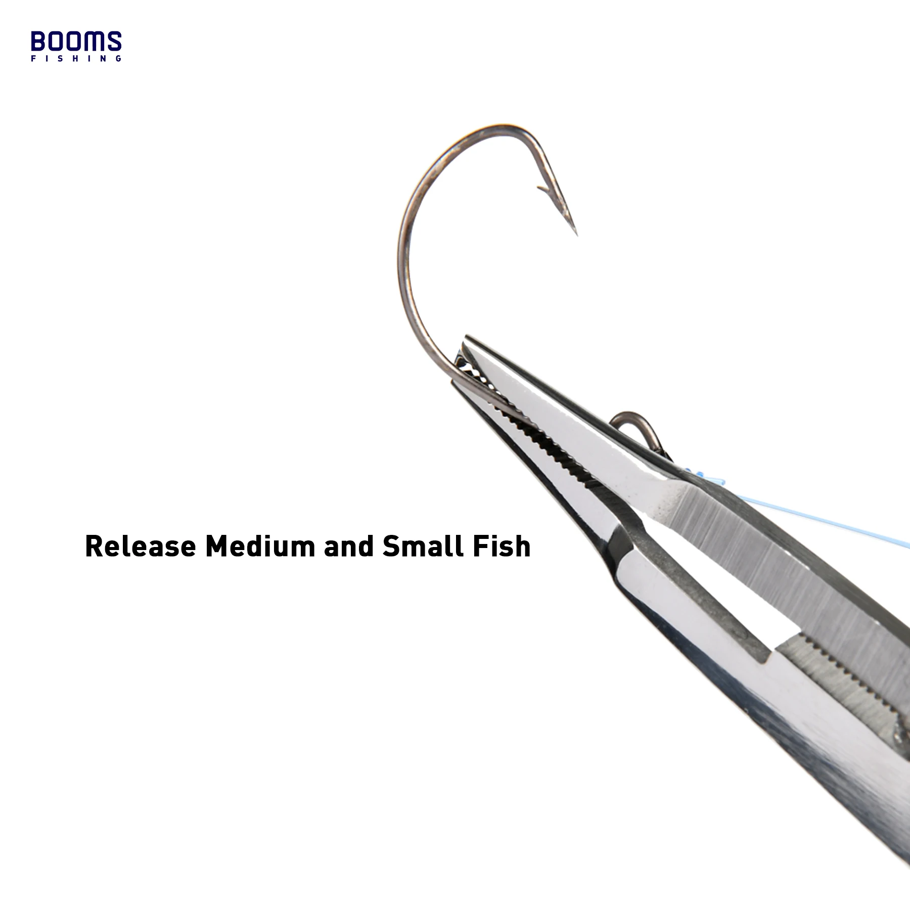 Booms Fishing H01 Multifunctional Fishing Pliers Scissor Stainless Steel  Fishing Tool with Lanyard