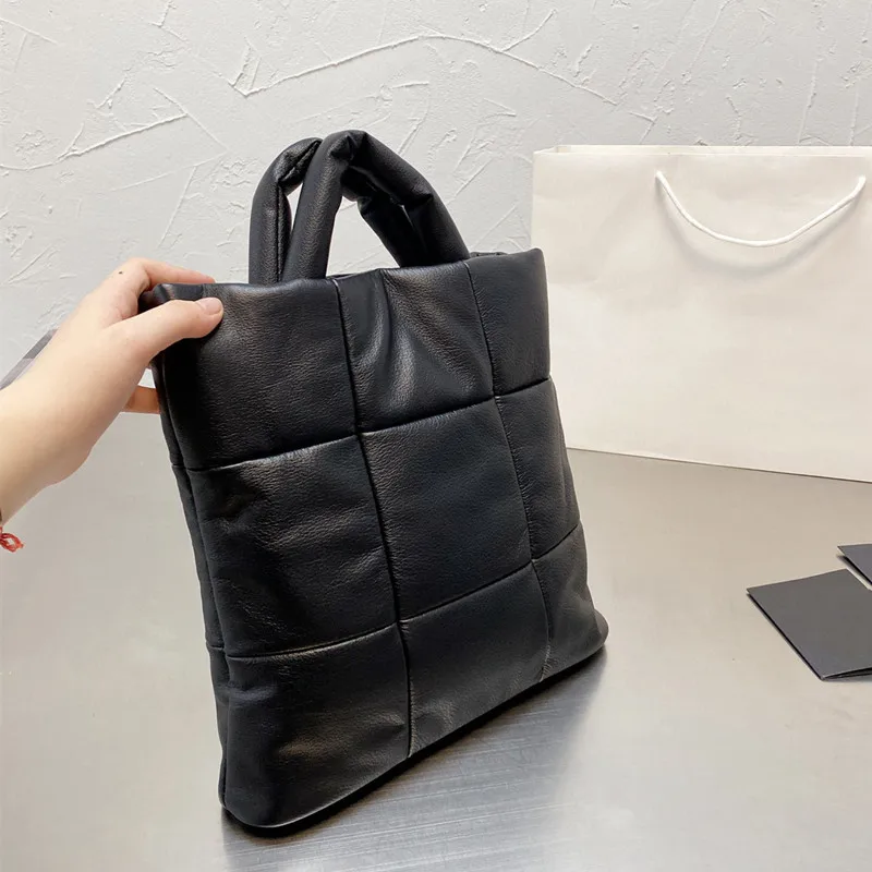 

Дизайнерские сумки с подкладкой для женщин, вместительная зимняя дамская сумка на плечо, легкая хлопковая модная женская сумка-тоут 2021, сум...