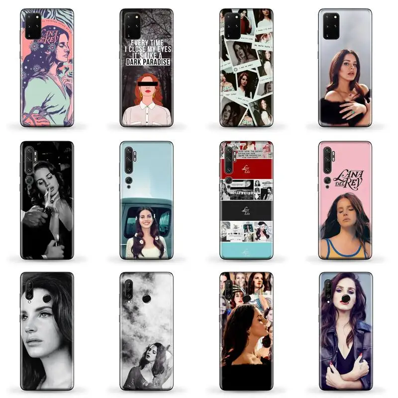 

Lana Del Rey Phone Case for SAMSUNG A51 52 50 71 31 21 S 21 ultra 20 fe plus XIAOMI redmi note 10 8 9 pro HUAWEI P 30 40 lite