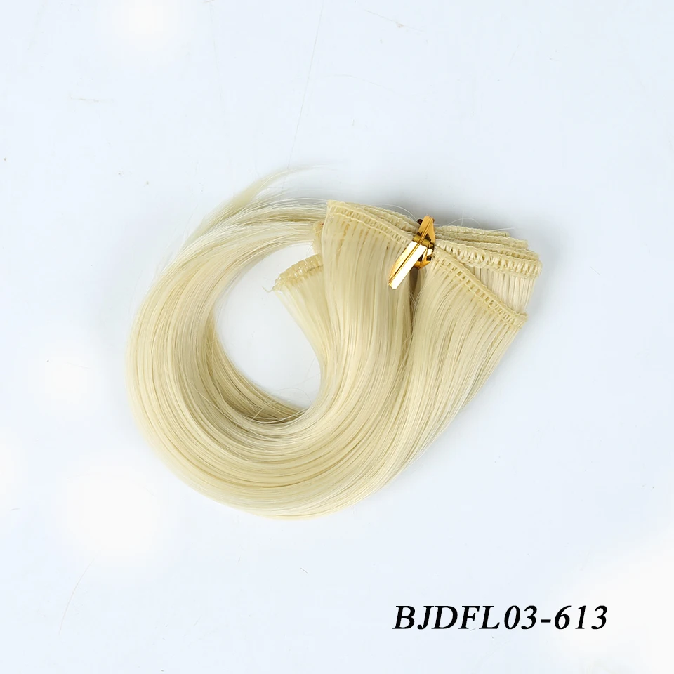 Bybrana Черный Коричневый Серебряный Многоцветный 15*100 см Парики BJD SD волосы для кукол DIY