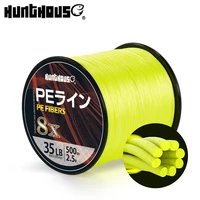 hunthouse pe braided fishing line 8 stands super strong fishing braid line multifilament pe line 300m 500m 1000m 8x smoother