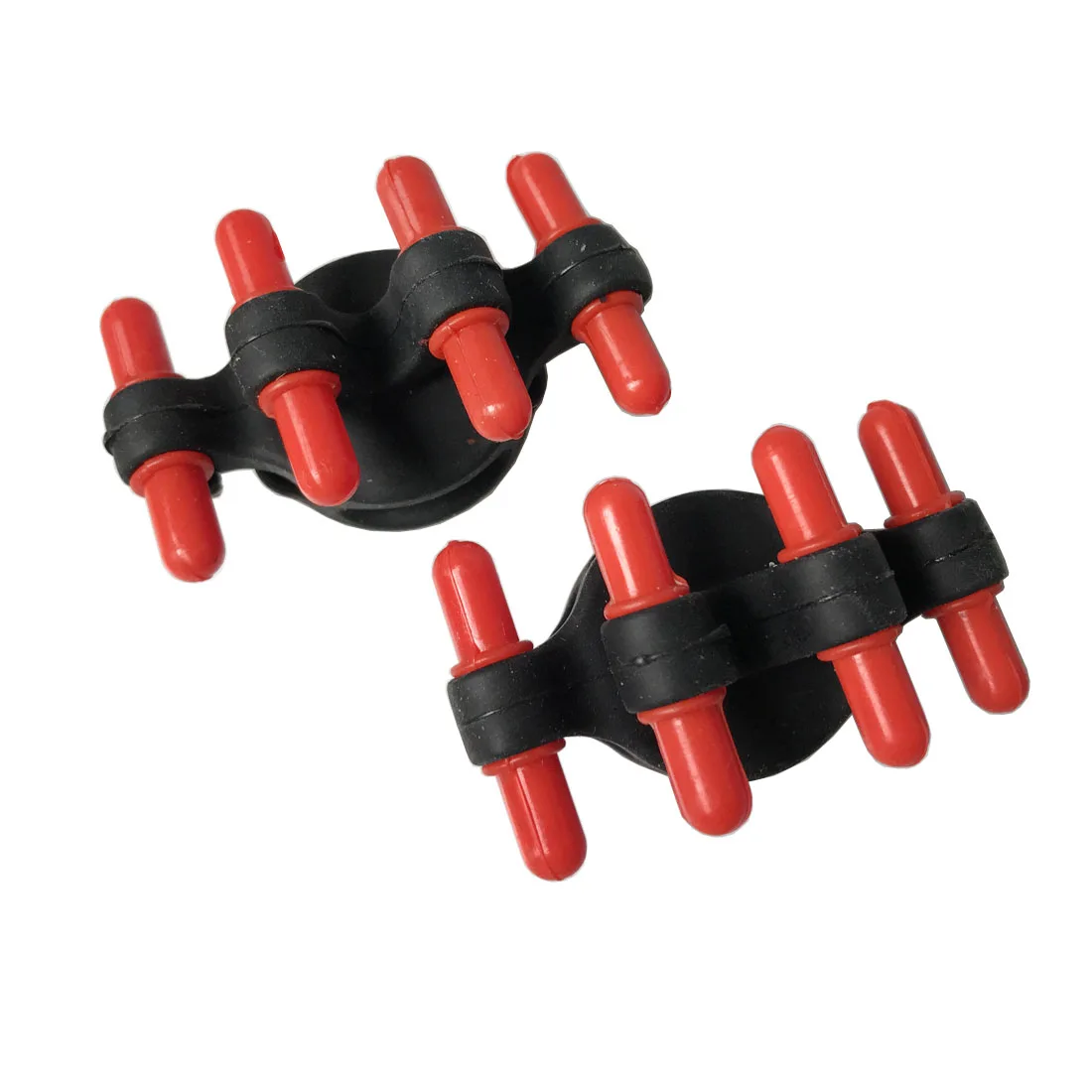 red 2pcs 2 шт., стабилизатор для стрельбы из лука, заслонка конечностей, стабилизатор, вибрационный резиновый амортизатор, комбинированный лук, аксессуары для охоты - Цвет: red 2pcs