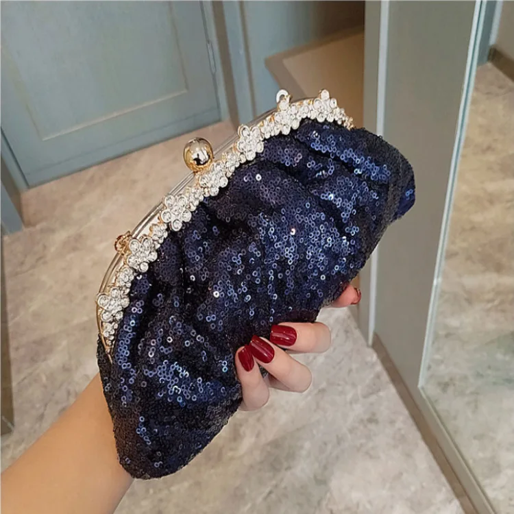 

Ladies Annual Meeting Sequined Party Clutch Bag Female Dinner Bag Banquet Cheongsam Dress Bag purse and handbags luxury designer