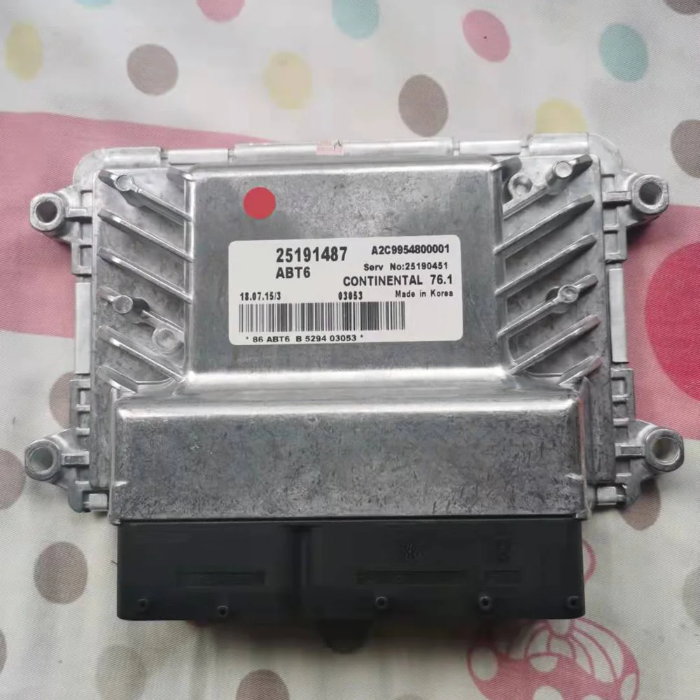 

25191487 5WY1J29A оригинальная новая плата двигателя ECU для Chevrolet Cruze