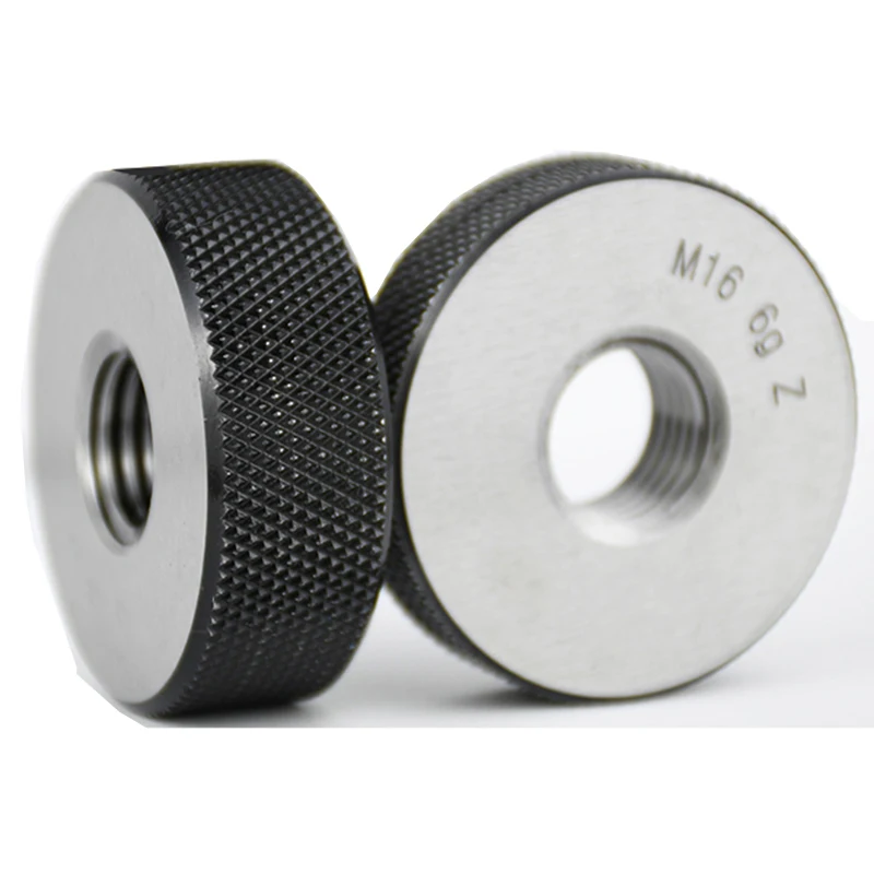 2 шт./набор резьбовой калибр-кольцо GO/NO GO Gage метрический датчик 6g M6 M14 M16 точный