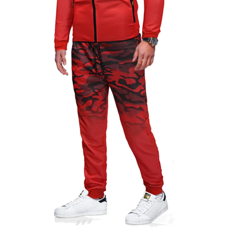 2019 мужские повседневные градиентные цветные брюки с шнурком хлопковые