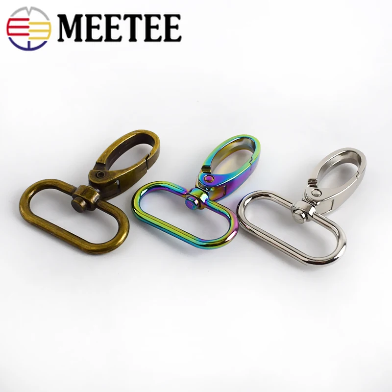 4/10/20 шт Meetee 32 мм металлические сумки с пряжкой на ремешке застежка лобстер крючок