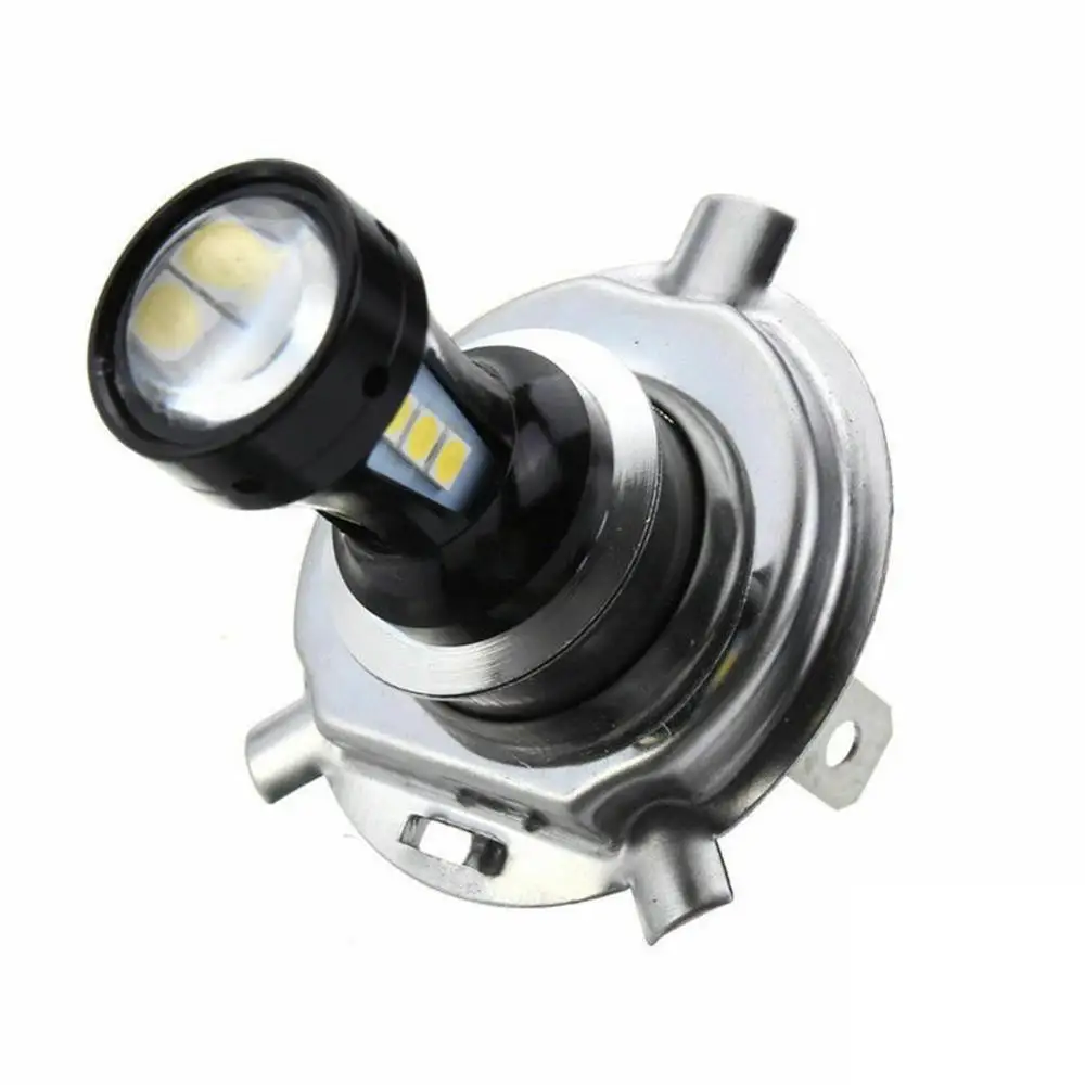 H4 12V мотоцикл 3030LED высокий-Ближний свет головной светильник лампа 6500K передние