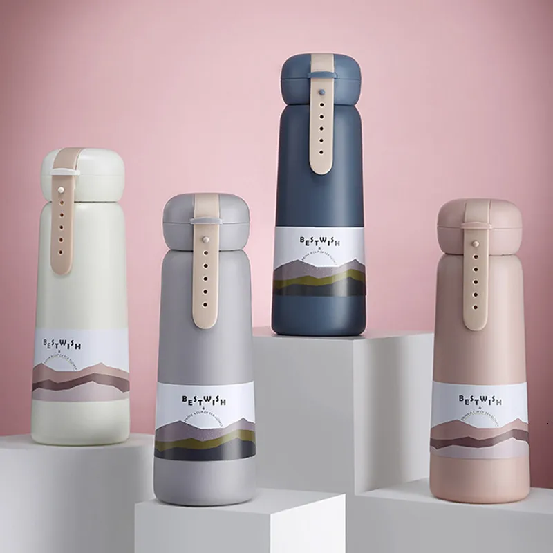 Soffe портативные пищевые металлические вакуумные фляжки с силиконовой веревкой 350