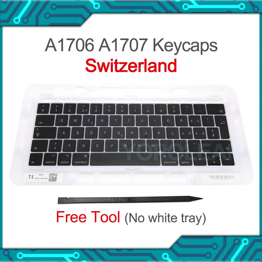 Клавиатура швейцарская для Macbook Pro Retina 13 15 дюймов A1706 A1707 2016 Mid 2017|Клавиатуры замены|