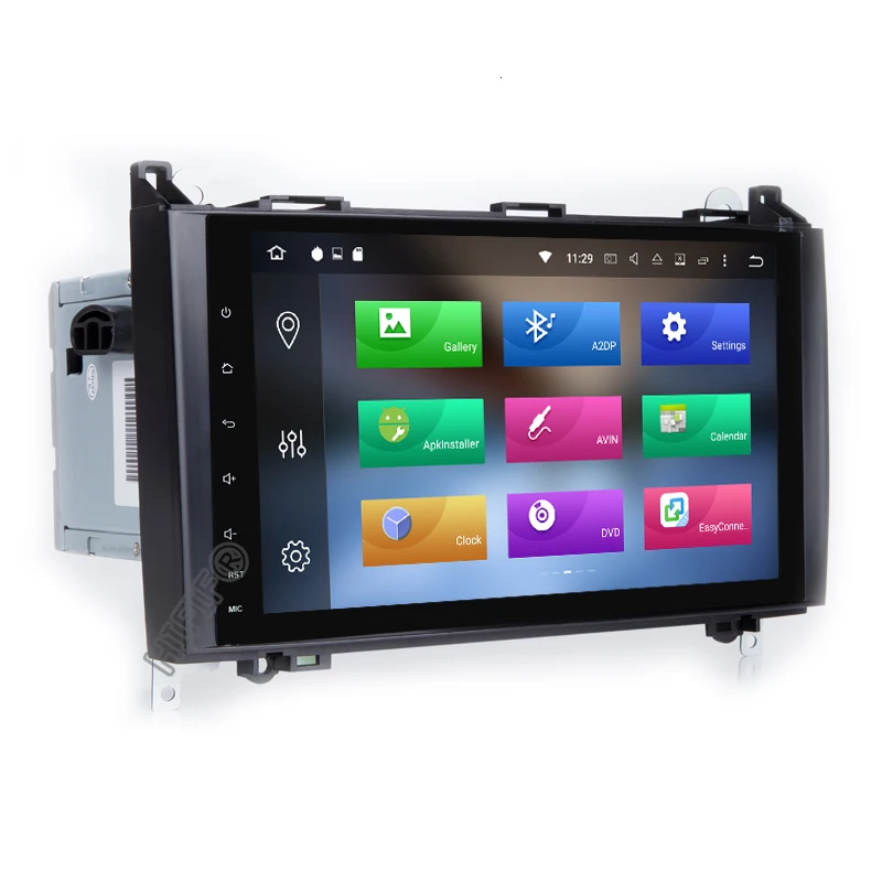 Автомобильный мультимедийный плеер IPS DSP GPS Android 10 2 Din DVD для Mercedes/Benz/Sprinter/Viano/Vito/B