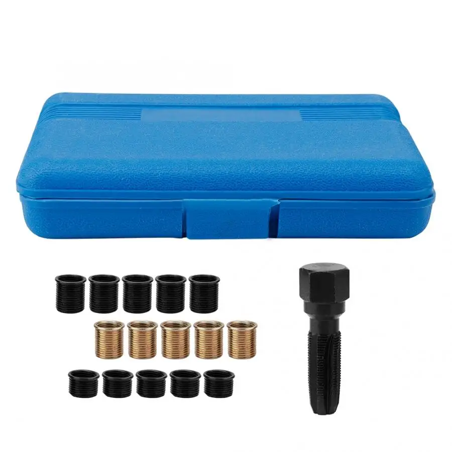 

16Pcs Tap Thread Repair Tools Rethreading Kit metalworking tools