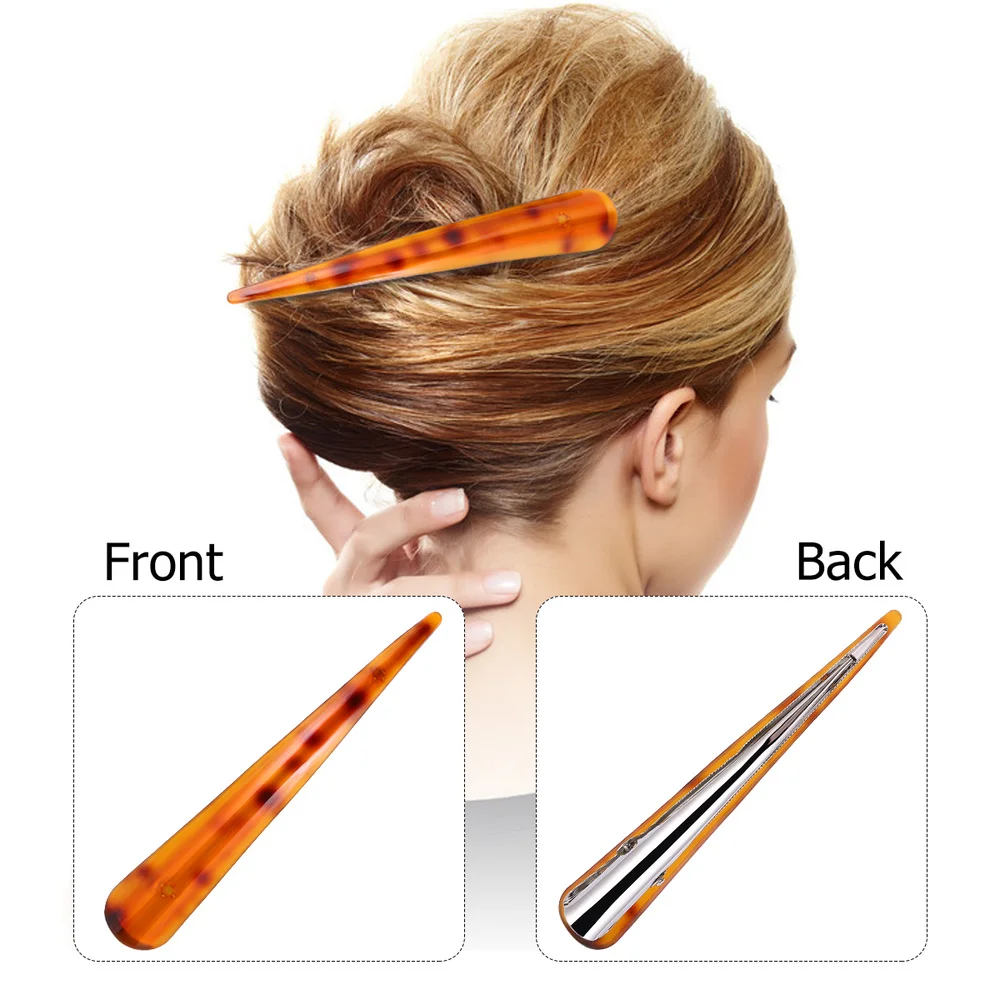 

3pcs Acrylic Duckbill Clip Hairdressing Clips Hair Styling Clips Partition Clamp for Girls