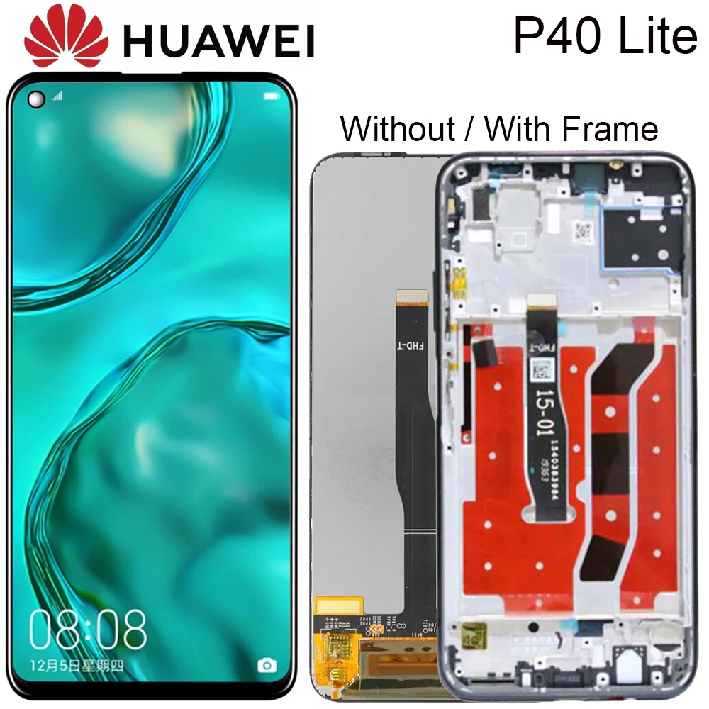 

Оригинальный дисплей для Huawei P40 Lite JNY-LX1, ЖК-дисплей, 10 дюймов, сенсорный экран для замены для Nova 7i JNY-LX2, P 40 Lite, ЖК-экран