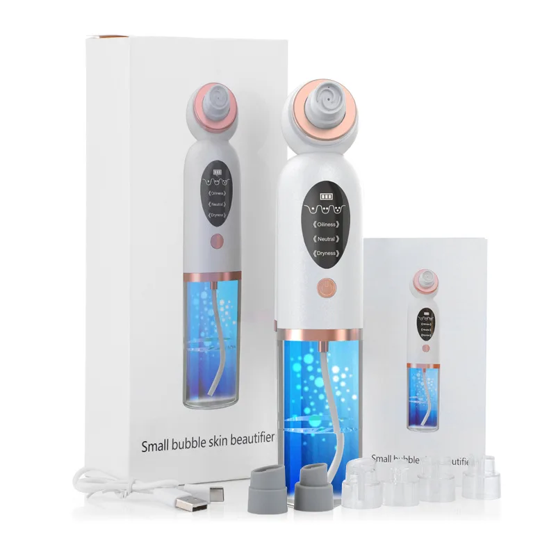 

Blackhead Remover Vacuum Facial Clean Face Skin Care Suction Black Dots Pimples Removal Deep Cleaning Tool
