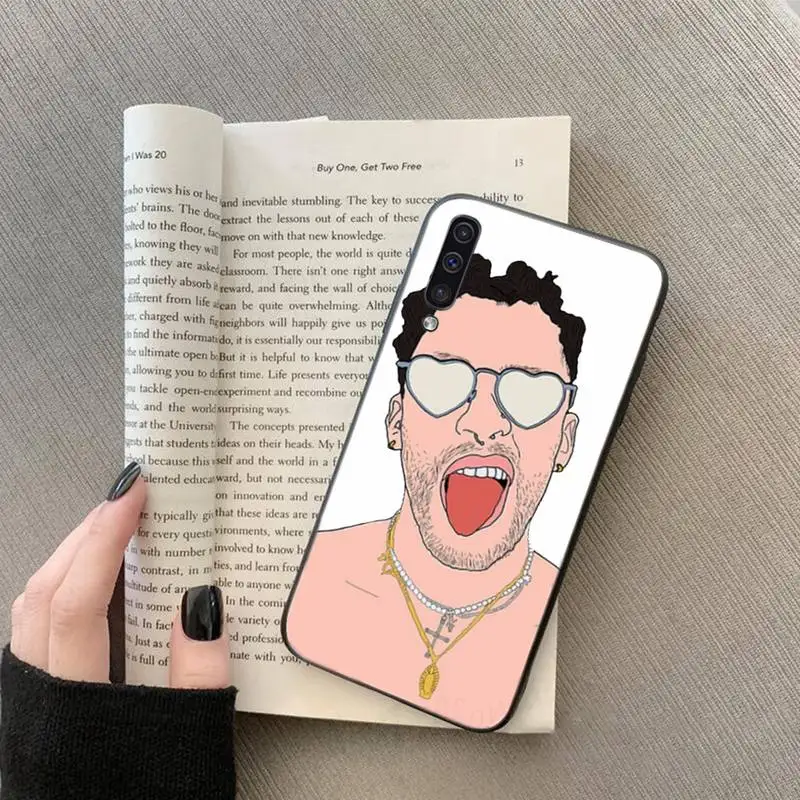 

Yo Perreo Sola Bad Bunny Maluma Phone Case For Samsung galaxy S 7 8 9 10 20 edge A 6 10 20 30 50 51 70 note 10 plus