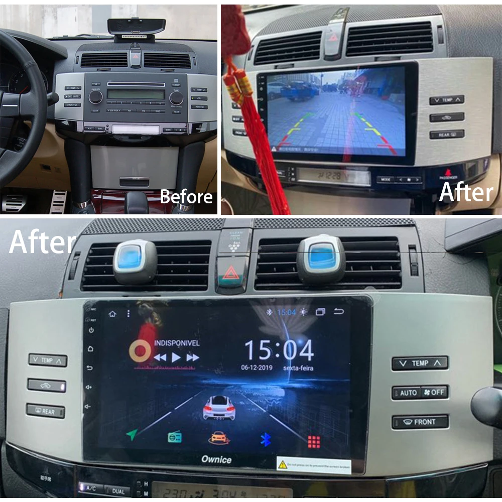 Автомобильный мультимедийный плеер стерео GPS DVD радио навигация Android экран