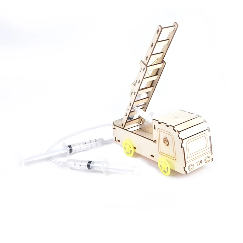 SZ Паровая пневматическая пожарная спасательная игрушка машина DIY модель