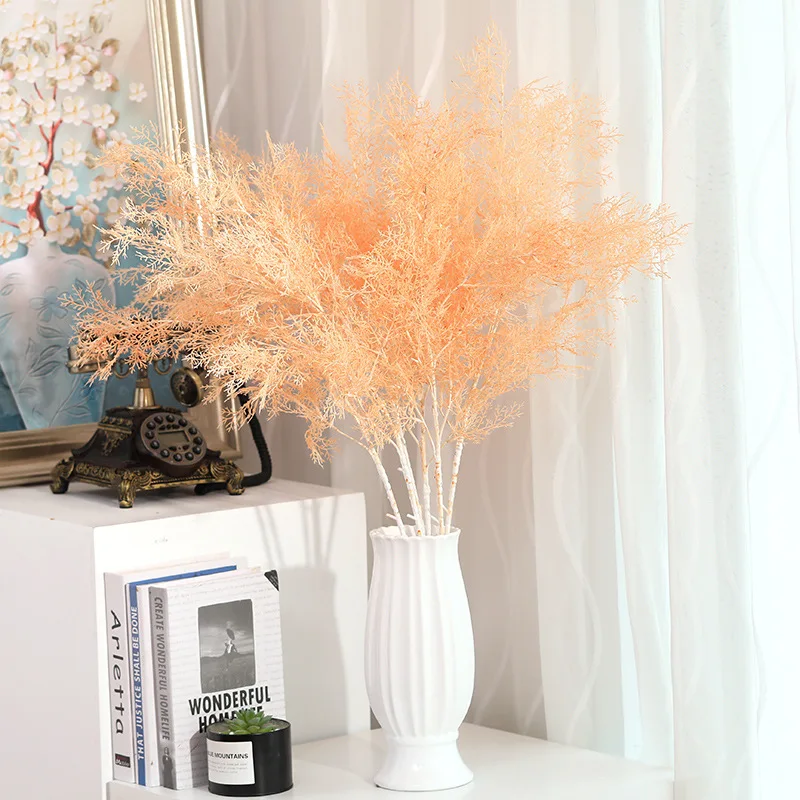 Букет искусственных туманных цветов украшение для дома Потолочная красная трава