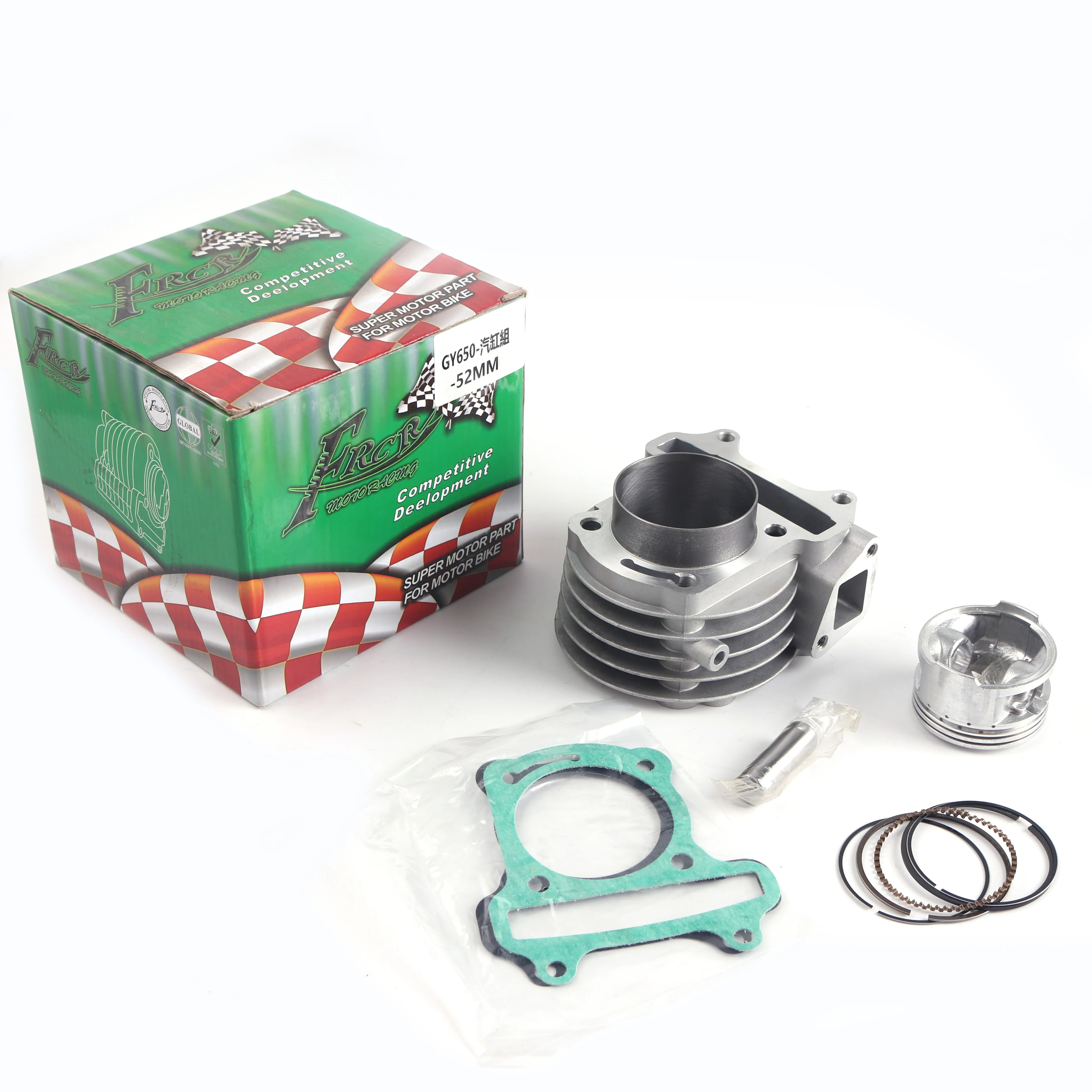 GY6 50 60 80 100 обновление до 120 CC поршень комплект 4-тактный 120cc, Сделано в Тайване, высокое качество 52 мм Диаметр добавить мощности 30