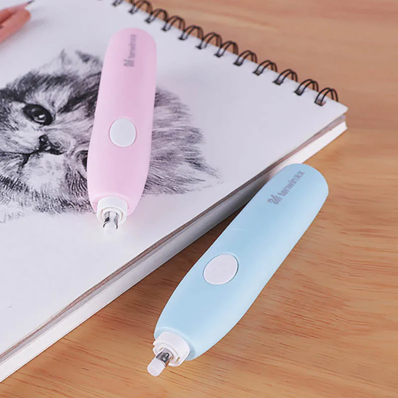 Горячая Распродажа автоматическая электрическая ручка-ластик 2 3 мм 5 сменный