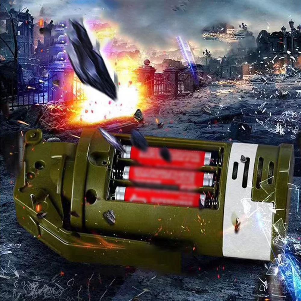 

HOT Gags Toys M81 Smoke Gel Blasting Toy Torch Accessories Sound and Light Toys Air Humidifier Simulation Smoke-Bomb Child Toys