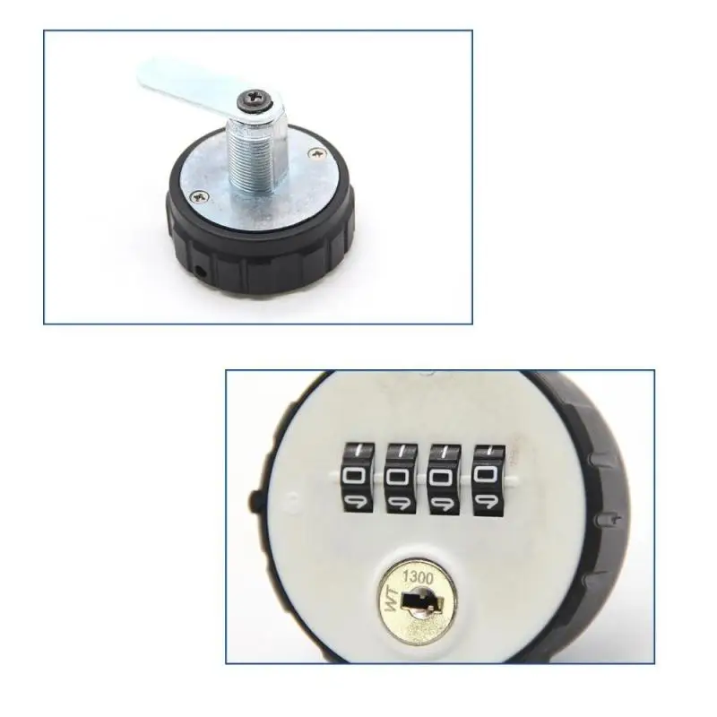 4 цифровых комбинированных замок для шкафа с ключом Круглый навесной двери